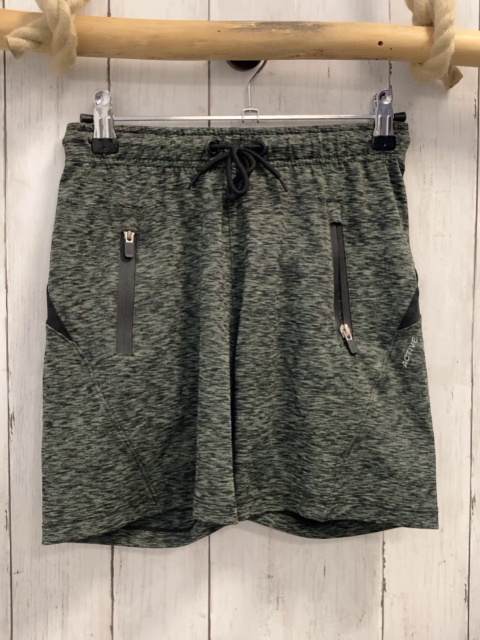   Sportshorts  Gr. 134  oliv schwarz meliert 