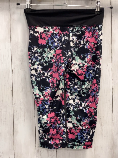Energetics  Sportcaprileggings  Gr. 152  schwarz bunte Blumen 