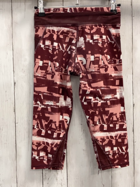 Puma  Sportcaprileggings  Gr. 140  weinrot lachs weißer Druck