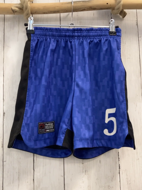 Zara  Sportshorts  Gr. 140  lila Rechteckte + schwarzer Bund 