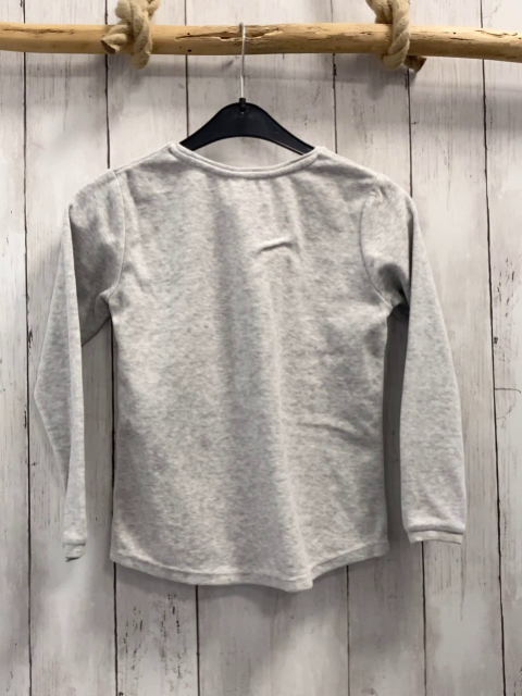  Pullover Gr. 128  grau Nicky Blätter Haselnüsse Eichhörnchen