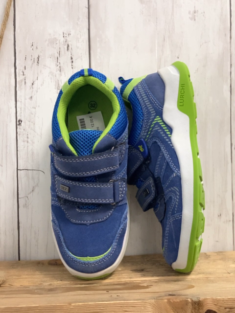 Lurchi Schuhe Gr. 32  blau grün weiß