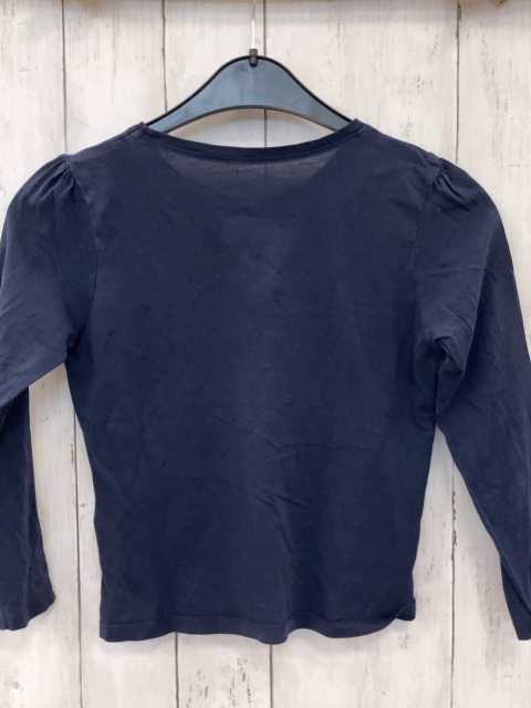 Review  Langarmshirt  Gr. 128  blau bunter Pailettenstern 