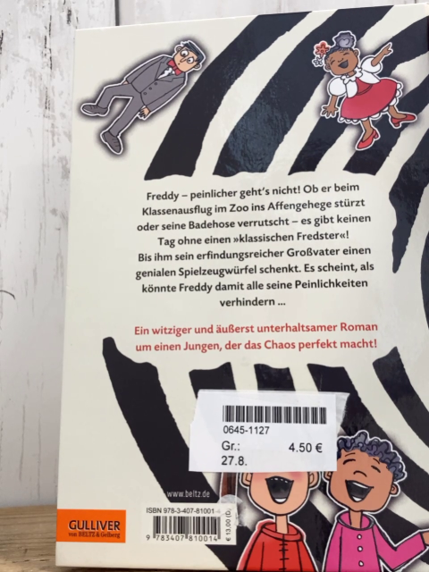   Buch Freddy Sidebottoms absolut peinliche Welt 