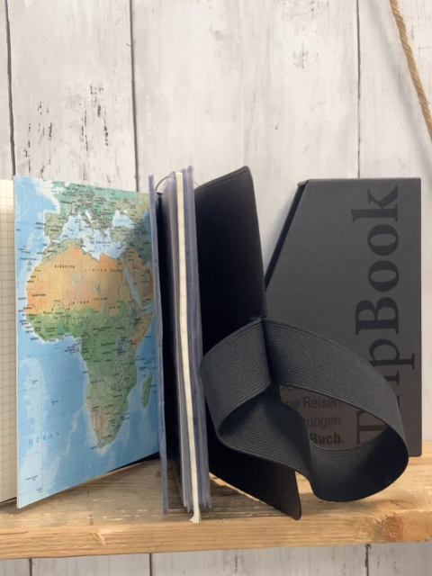 neu  Kreativbuch TripBook mit Schuber 