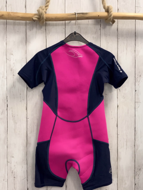   Neoprenoverall Gr. 140  pink blau 