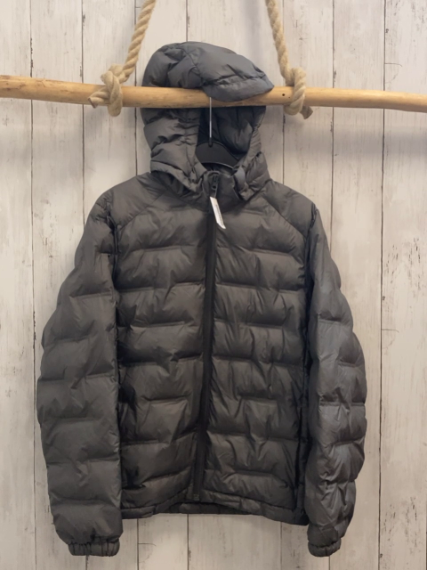 H&M  Steppjacke  Gr. 146/152   grau Kapuze 