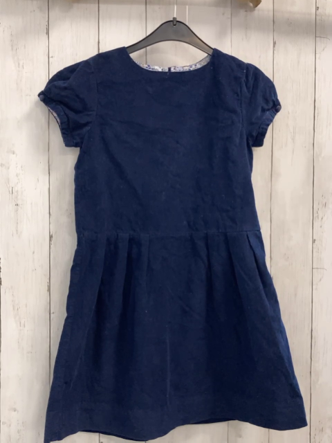 Jacadi  Kleid  Gr. 140  blau Feinkord 