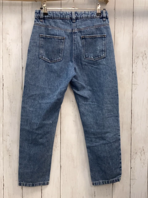 Next  Hose  Gr. 146  blau Jeans Sterne aus silber Pailetten 