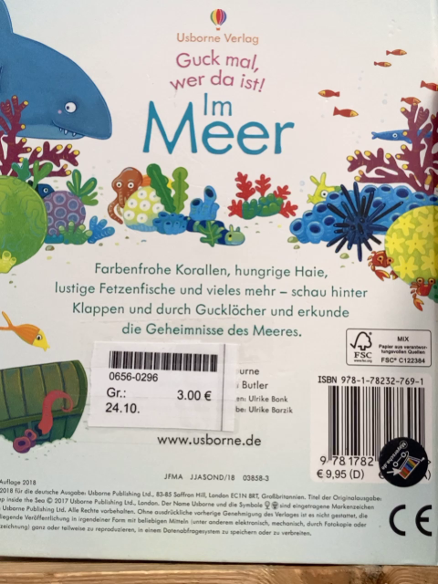   Pappbuch Guck mal, wer da ist Im Meer