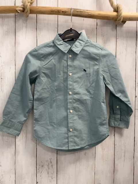H&M  Hemd  Gr. 104  eisblau 