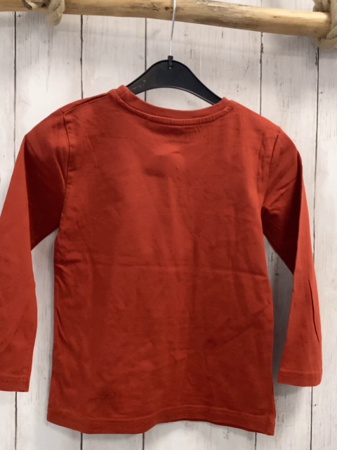   Langarmshirt  Gr. 116  rost grauer Bagger 