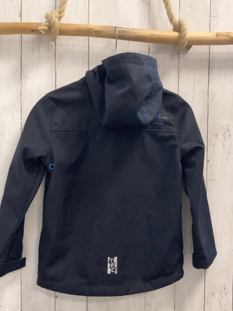 Killtec Softshelljacke  Gr. 128  blau hellblauer Bund hellblaues Plüschfutter 