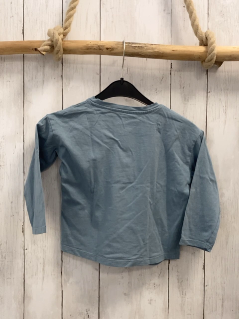 reserved Langarmshirt Gr. 104  blau Brusttasche
