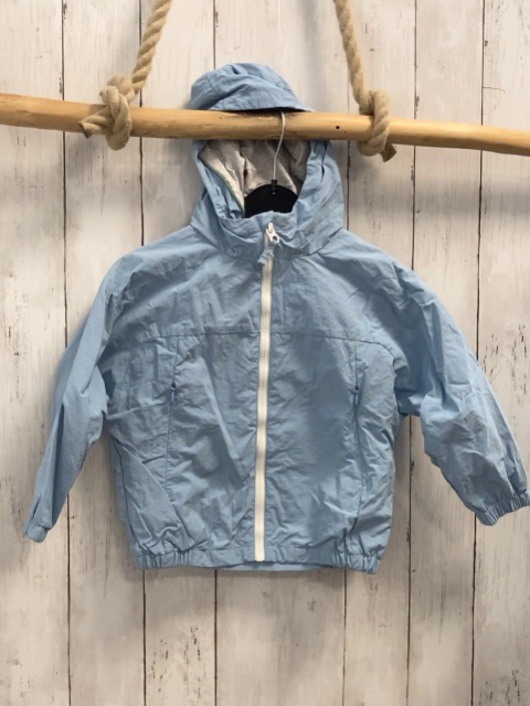 Next  Jacke  Gr. 104  hellblau Kapuze weißer Reißverschluss 