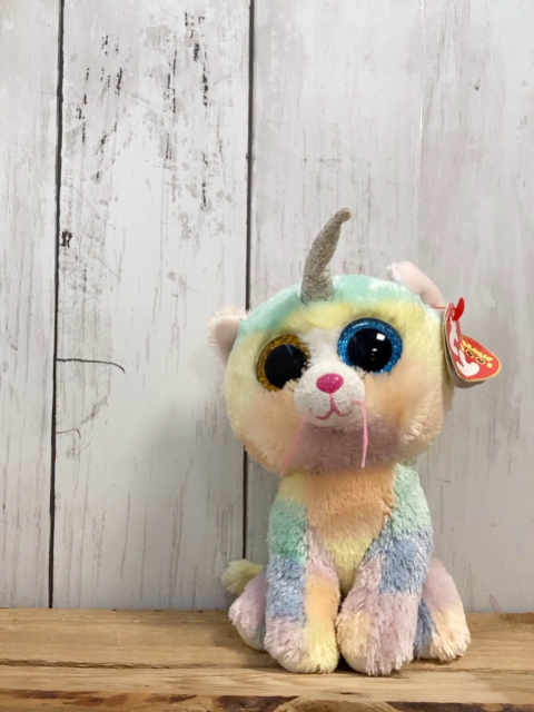 neu Ty  Plüschspielzeug  buntes Einhorn Heather 