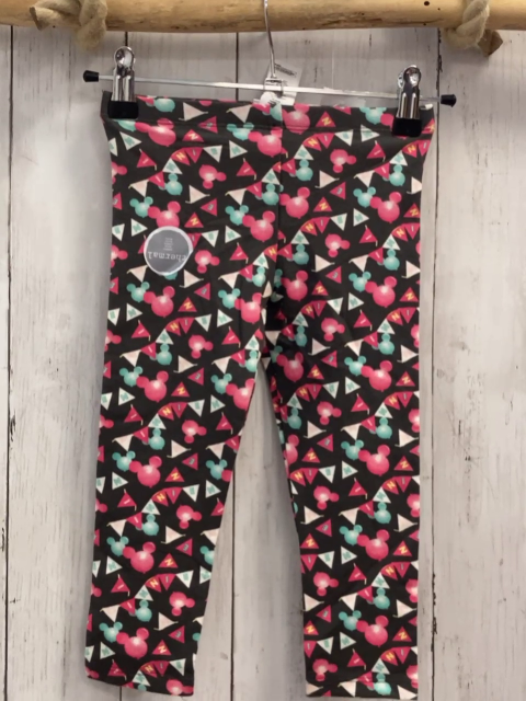 neu  Leggings Gr. 98  dunkelgrau Minnie Mouse Köpfe reiecke 
