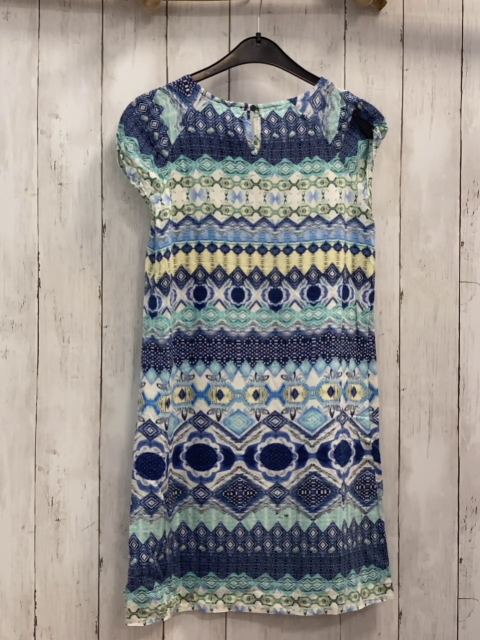 Marc O´ Polo  Kleid  Gr. 152  weiß gelbe hellblau mint Streifen mit Muster 