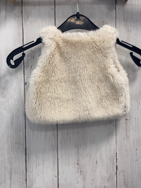 H&M  Weste  Gr. 80  natur Plüsch 