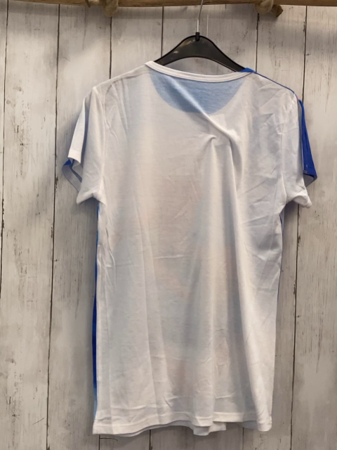   T-Shirt  Gr. 152  hellblau weiß Spiderman Schrift 