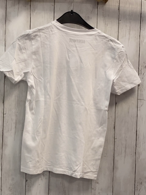Fortnite  T-Shirt  Gr. 152  weiß schwarze Schrift Fortnite 