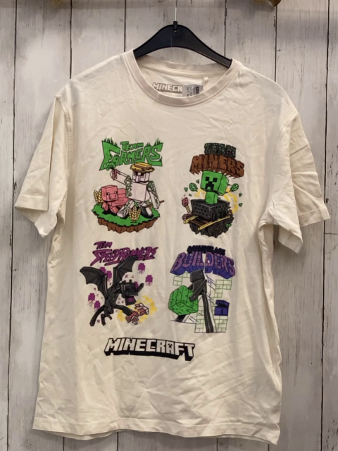 Minecraft  T-Shirt  Gr. 152  weiß Bilder Minecraft 