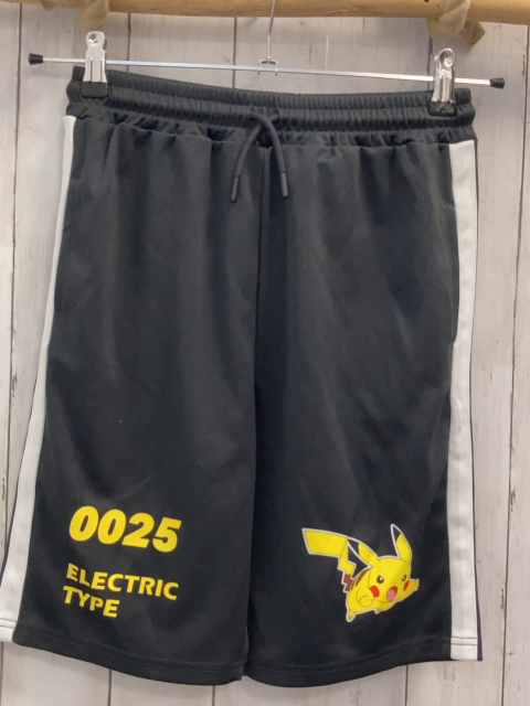  Sportshorts  Gr. 152  grau hellgrauer Seitenstreifen Pokemon 