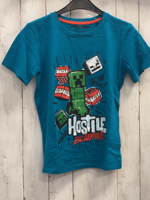 Minecraft  T-Shirt  Gr. 146/152  türkis Minecraft 
