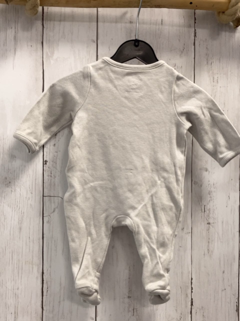   Strampler  Gr. 50  hellgraue Streifen Winnie Puuh 