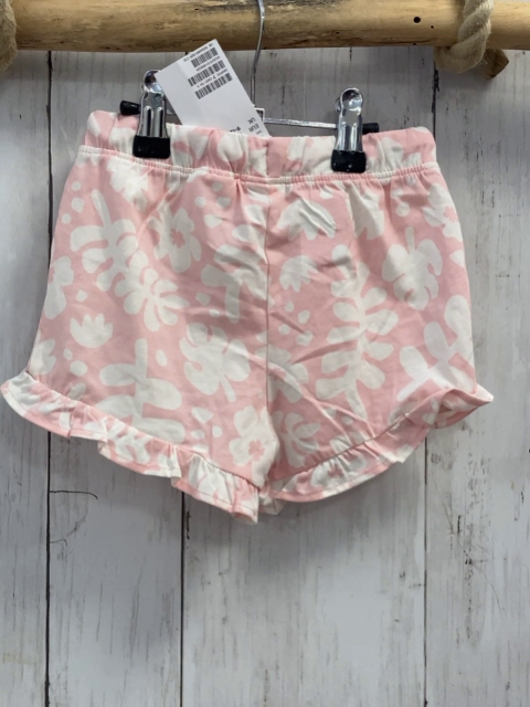 neu H&M  Shrorts  Gr. 80  rosa weiße Blumen 