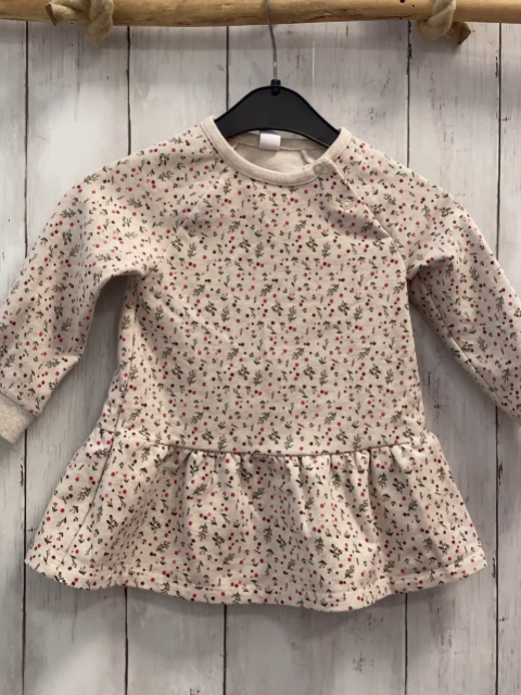   Kleid  Gr. 86  beige Blumen 