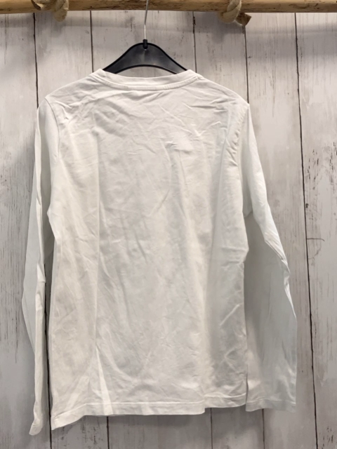 Mango Langarmshirt Gr. 140  weiß Dinos auf Skateboards etc.