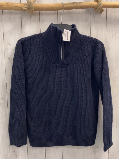 H&M  Pullover  Gr. 134/140  blau Strick Reißverschluss 