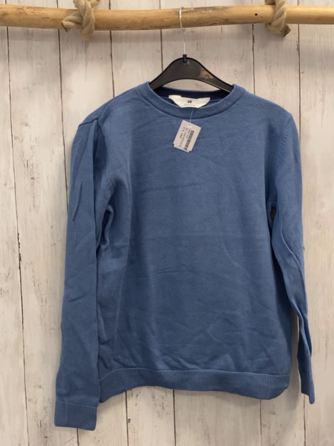 H&M  Pullover  Gr. 134/140  hellblau Strick 