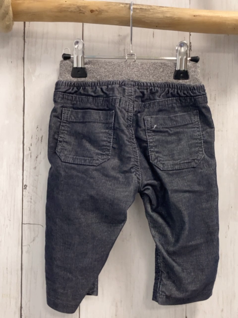   Hose  Gr. 74  grau Kord gefüttert Strickbund mit Kordel