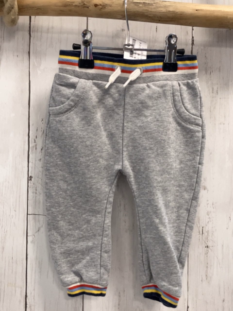 SÓliver  Jogginghose  Gr. 68  hellgrau bunter Streifenbund 