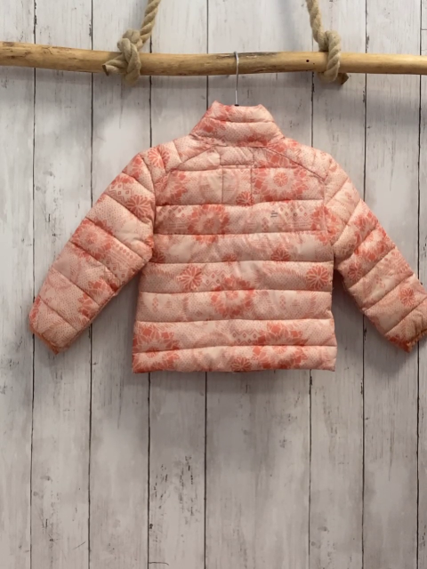 Minymo Winterjacke  Gr. 92  creme apricot Druck 