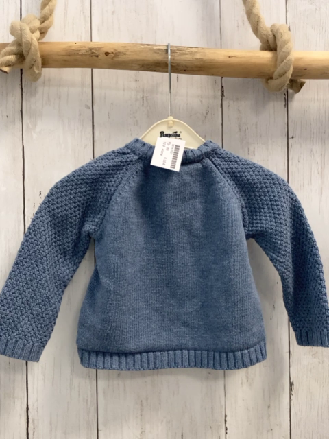 Alana  Pullover  Gr. 68  hellblau Strick Ärmel mit Struktuer 