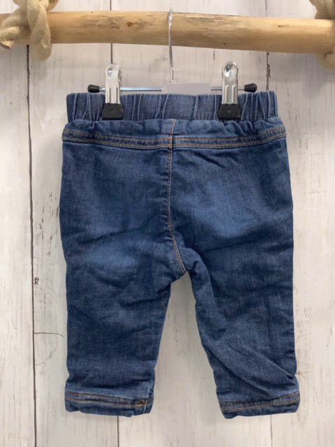 Steiff  Jeggings  Gr. 62  blau Jeans gefüttert 