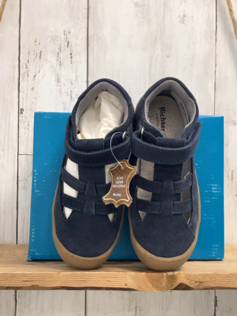 neu Richter  Schuhe  Gr. 26  blau Velourleder Mystic 