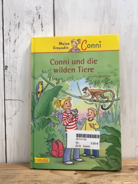 Conni  Buch Conni und die wilden Tiere 