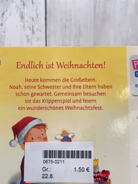   Pappbuch Heute feiern wir Weihnachten 