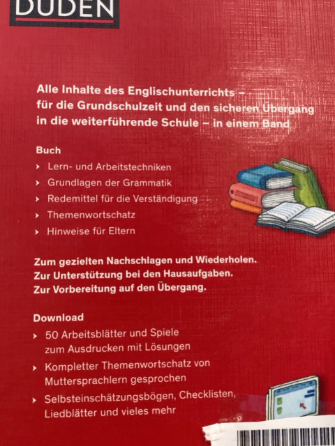 Duden  Lernbuch Basiswissen Grundschule Englisch
