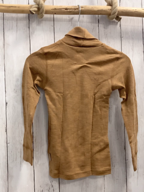 neu Dilling  Langarmshirt  Gr. 122/128  ocker Rollkragen 100  % Merinowolle 