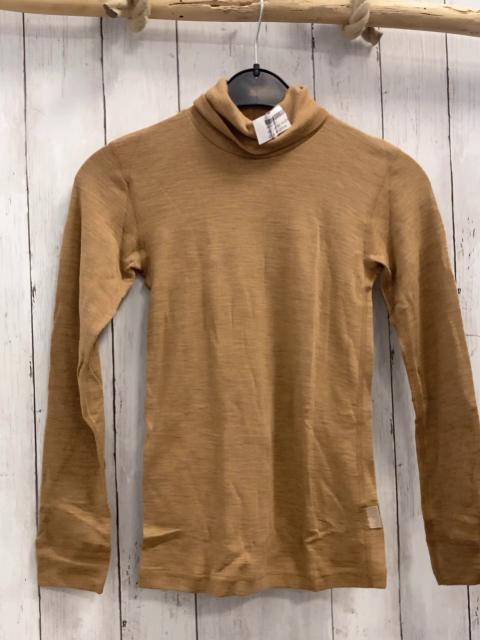 neu Dilling  Langarmshirt  Gr. 146/152  ocker Rollkragen 100  % Merinowolle 