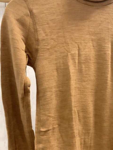 neu Dilling  Langarmshirt  Gr. 146/152  ocker Rollkragen 100  % Merinowolle 