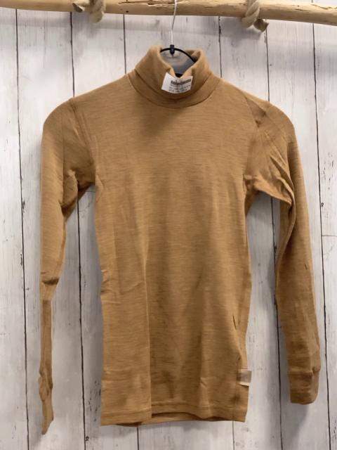 neu Dilling  Langarmshirt  Gr. 146/152  ocker Rollkragen 100  % Merinowolle 
