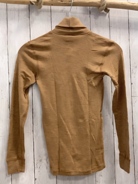 neu Dilling  Langarmshirt  Gr. 146/152  ocker Rollkragen 100  % Merinowolle 