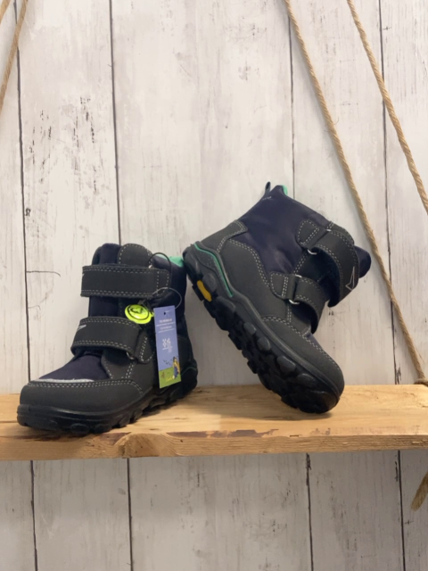 neu Lurchi  Schuhe  Gr. 27  blau grau grüner Bund gefüttert 