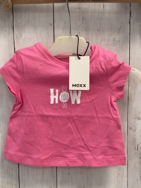 neu Mexx  T-Shirt  Gr. 74  pink Schrift 